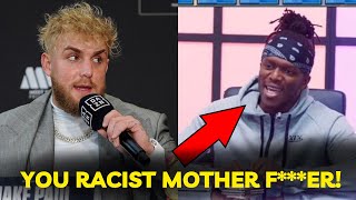 JAKE PAUL GOES OFF ON KSI OVER RACIST REMARKS [upl. by Longo493]