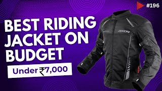 Best Budget Riding Jacket  AXR NIMBUZ K [upl. by Lorrac764]