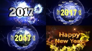 2017 NEW YEAR Animation Background Stock Footage Video Number Countdown  SEE LINKS TO SITE [upl. by Denni816]