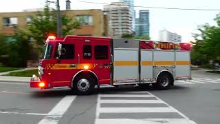 Toronto Fire P114 Responding [upl. by Aspasia]