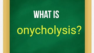 What is onycholysis [upl. by Ahsets776]