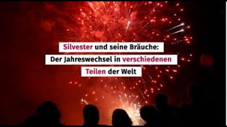 Feuerwerk Wachsgießen „Dinner for One“ Bräuche und Traditionen an Silvester [upl. by Eblehs]