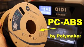 Polymaker PCABS filament review  if you can print it its great for mechanical parts [upl. by Saticilef]