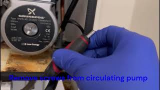 How to replace circulating pump head on an Ideal Logic boiler step by step [upl. by Esina]