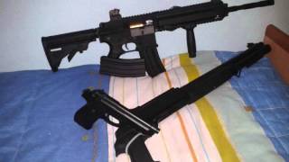 hk416 airsoft DBoys Full Metal [upl. by Yenitirb]