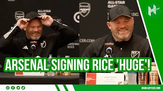 Declan Rice a HUGE signing for Arsenal  BRILLIANT Wayne Rooney press conference [upl. by Esiuole]