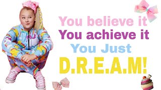 JoJo Siwa  DREAM  LYRICS [upl. by Orvie]