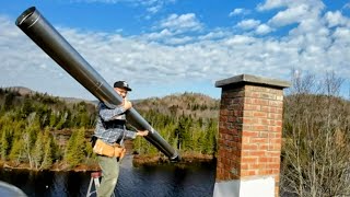 Chimney Liner Installation [upl. by Shing]