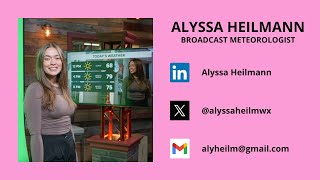 Alyssa Heilmann 2024 Weather Reel [upl. by Mckale]