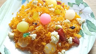 Special Zarda RecipeMeethe Chawal bnane ka tarika [upl. by Wilder]