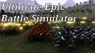 Ultimate Epic Battle Simulator DEHD E2  Spartaner und Soldaten vs Ritter und Speerträger [upl. by Tracey]