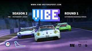 VIBE Season 2 Race 1 At Monza [upl. by Saphra]