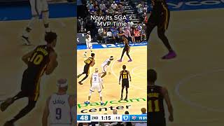 SGA Playing Like an MVP 🔥 NBA Highlights  MVP Moments  Basketball Short nba basketball sga [upl. by Tippets]