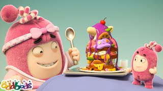 Breakfast in Bed  Oddbods  Food Adventures  Cartoons for Kids [upl. by Assiralc]