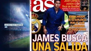 James Rodriguez veut quitter le Real Madrid [upl. by Atnauqahs]