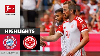 Kane Strikes Twice  FC Bayern München  Eintracht Frankfurt 21  Highlights  Matchday 31 – BULI [upl. by Earahs538]