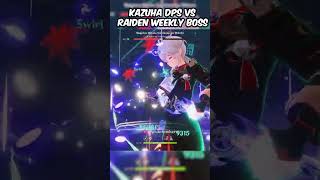 C6 KAZUHA DPS PLUNGE VS RAIDEN WEEKLY BOSS [upl. by Wendt]