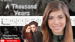 Christina Perri  A Thousand Years Guitar Tutorial [upl. by Llehsam]