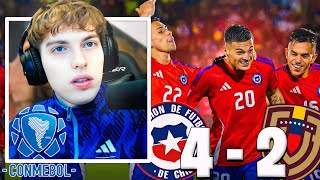 DAVOO XENEIZE REACCIONA Y OPINA DE CHILE 4 VENEZUELA 2  CHILE VA A IR AL MUNDIAL  PERDON GARECA [upl. by Crompton]