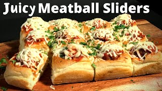 The BEST Italian Meatball Sliders [upl. by Notreb]