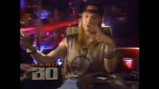 W Axl Rose Reveals What Its Like quotGoing Glamquot On A Saturday Night 1989 [upl. by Hamforrd467]