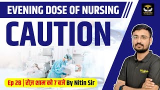 CAUTION  WARNING SIGNS OF CANCER  NITIN SIR  WISDOM NURSING CLASSES [upl. by Audley]