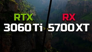 RTX 3060 Ti vs RX 5700 XT  Test in 8 Games [upl. by Adnaugal504]