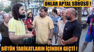 Dindar abi bütün tarikat ve cemaatlerin içinden geçti  ONLAR APTAL SÜRÜSÜ [upl. by Guthrie]