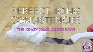 Perfect Icing Consistencies BEST BUTTERCREAM How To [upl. by Ahsilaf515]