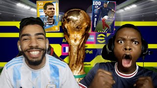 WORLD CUP FINAL🔥 9AL GAMES vs MACKIE PES HD  ARGENTINA 🇦🇷 vs FRANCE 🇫🇷 [upl. by Drhcir410]