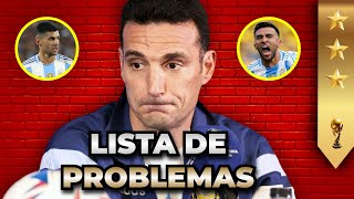 💥LOS PROBLEMAS DE SCALONI PARA ARMAR LA LISTA DE CONVOCADOS DE NOVIEMBRE  Eliminatorias [upl. by Mehs]