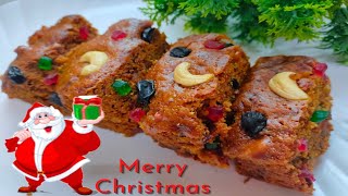 Christmas Special🎄  Eggless Plum Cake Recipe  Cooker Cake  Easy Plum Cake recipe [upl. by Ivel]