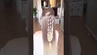 Hair braid style💗😍 hairstyle braids beautifulhairstyleforgirls 😘 [upl. by Etnauj]