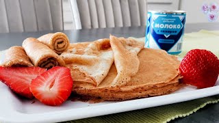 Sehr leckere russische Blini  очень вкусные Блинчики на кипятке [upl. by Lorraine667]