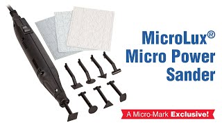 MicroLux® Micro Power Sander  A MicroMark Exclusive [upl. by Ivz]