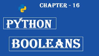 Booleans in Python  Python Tutorial  w3Schools  Chapter16 English [upl. by Zerdna169]