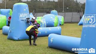 The Bay vs Reckoning D4 Xball  MVPS Winter Classic 2024 paintball florida [upl. by Aiuqet]