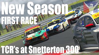 iRacing  TCR Virtual Challenge  Snetterton 300  2024 Season 3 Week 1 [upl. by Aicerg374]