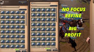 Profit from Refining Low tier Ore  Albion online [upl. by Ybur42]