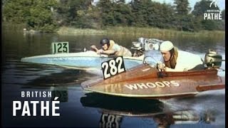 Hydroplane Racing Also In Cp 001 Intl 1955 [upl. by Alisa]