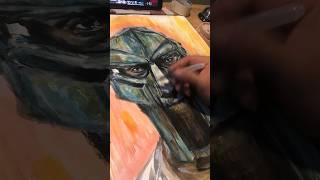 MF DOOM ALL CAPS MADVILLAINY TIMELAPSE timelapse mixedmedia mfdoom [upl. by Aeriell]