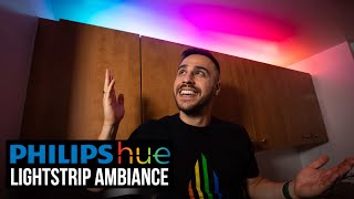 Philips Hue Gradient Lightstrip Ambiance Review [upl. by Tayib]