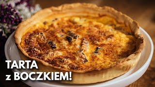 NAJPOPULARNIEJSZA TARTA we Francji 🥓 Quiche z boczkiem  4 Street food Pascal Brodnicki [upl. by Willman]