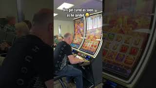 BRO RAN AS SOON AS HE LANDED slots casino jackpot [upl. by Hgielar]