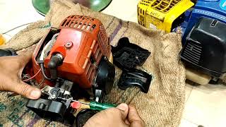 Brush Cutter Repair  How To Set Carburetor Tuning [upl. by Aicia]