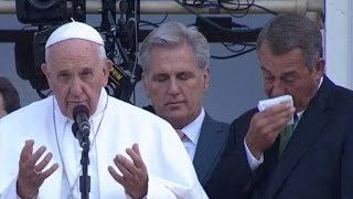 After Announcing Resignation John Boehner Cries Again Over Pope Francis [upl. by Arral]