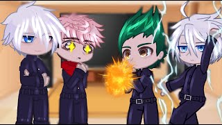 Jujutsu Kaisen React To Gon And Killua As New Students  Gacha React [upl. by Einahteb]