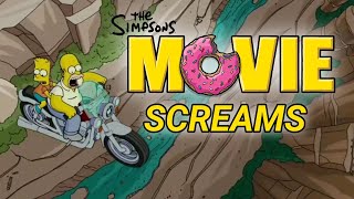 The Simpsons Movie Screams [upl. by Odlanyer]