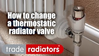 How To Change a Thermostatic Radiator Valve [upl. by Atteuqnas]