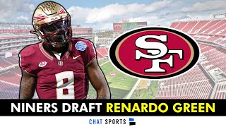 Renardo Green Selected By San Francisco 49ers With 64 Pick In 2nd Round Of 2024 NFL Draft [upl. by Peta]